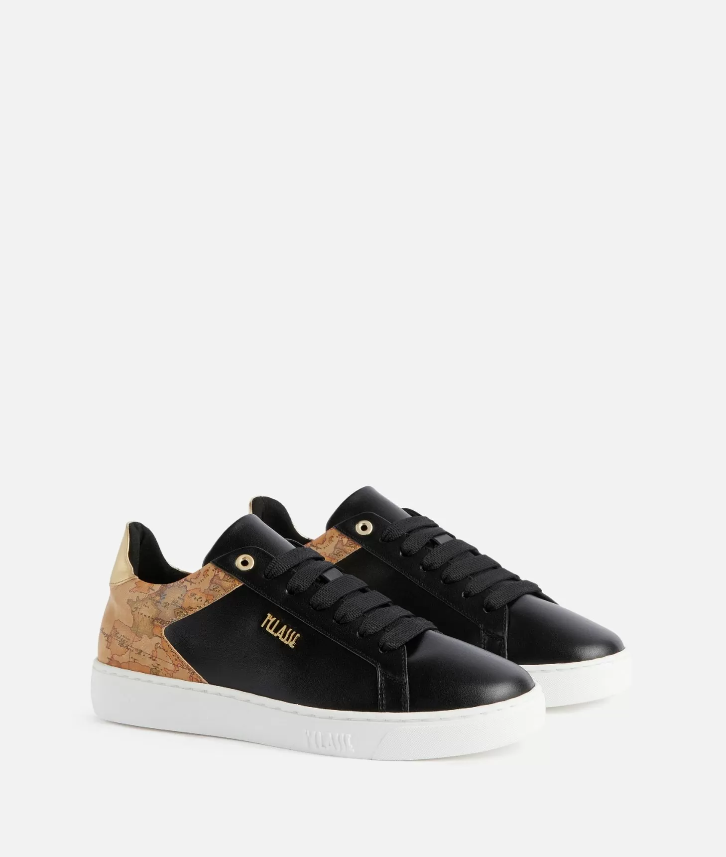 Alviero martini 1a classe Sneakers in eco nappa con logo 1ᴬ Classe Nere Sconto di tempo limitato