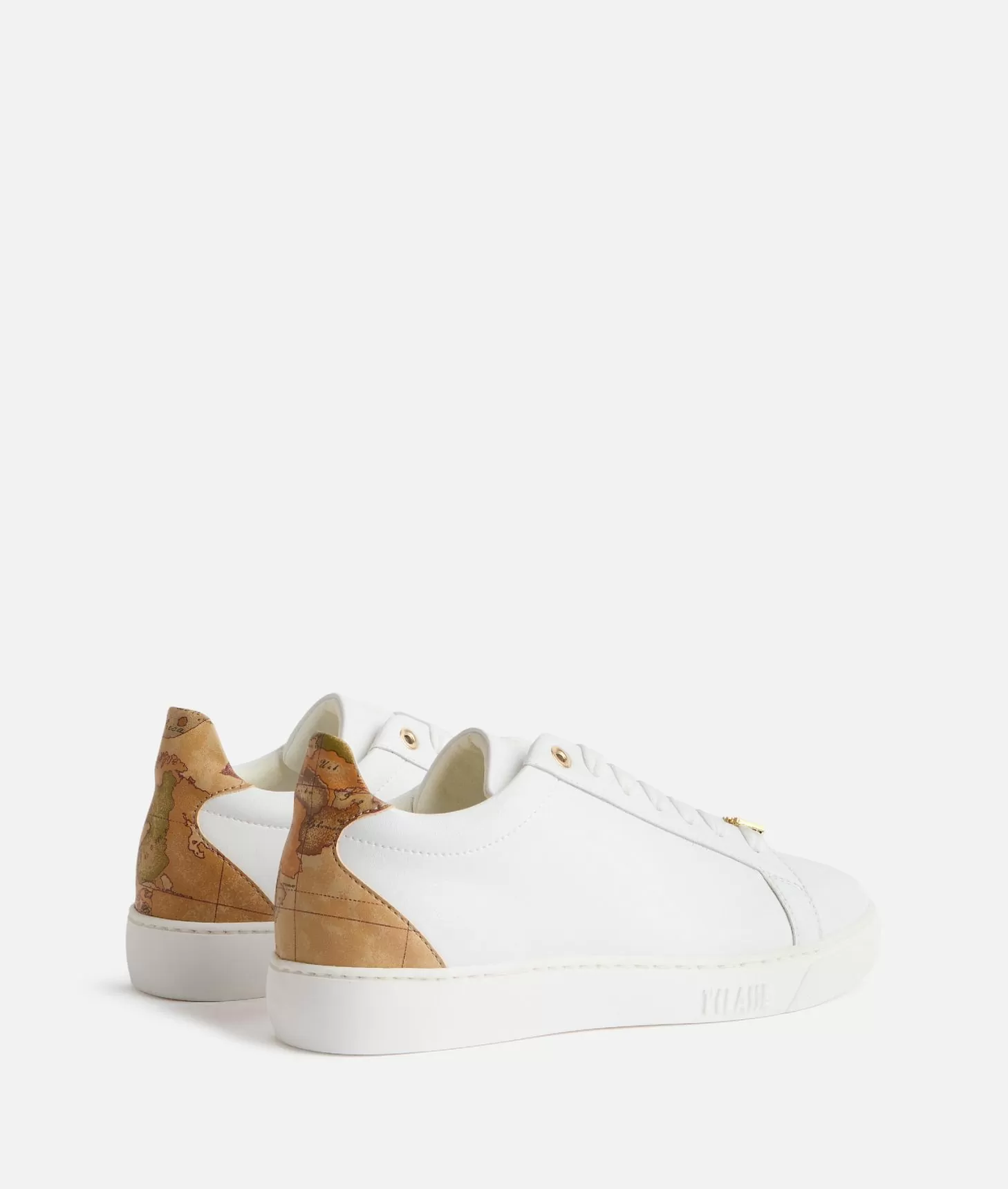 Alviero martini 1a classe Sneakers in pelle liscia con passalaccio 1ᴬ Classe Bianche Negozio online di fabbrica