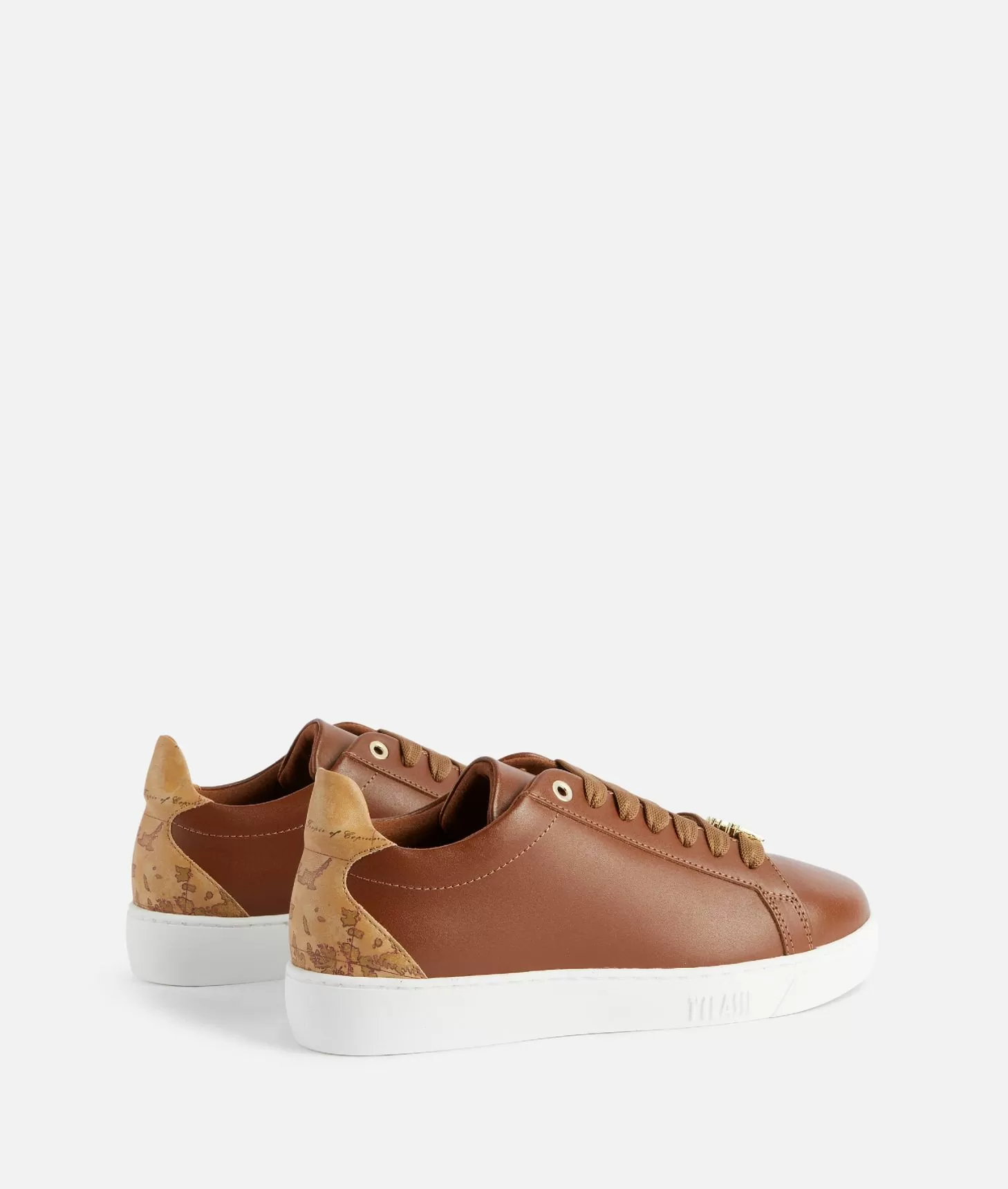 Alviero martini 1a classe Sneakers in pelle liscia con passalaccio 1ᴬ Classe Castagna Prezzo di fabbrica