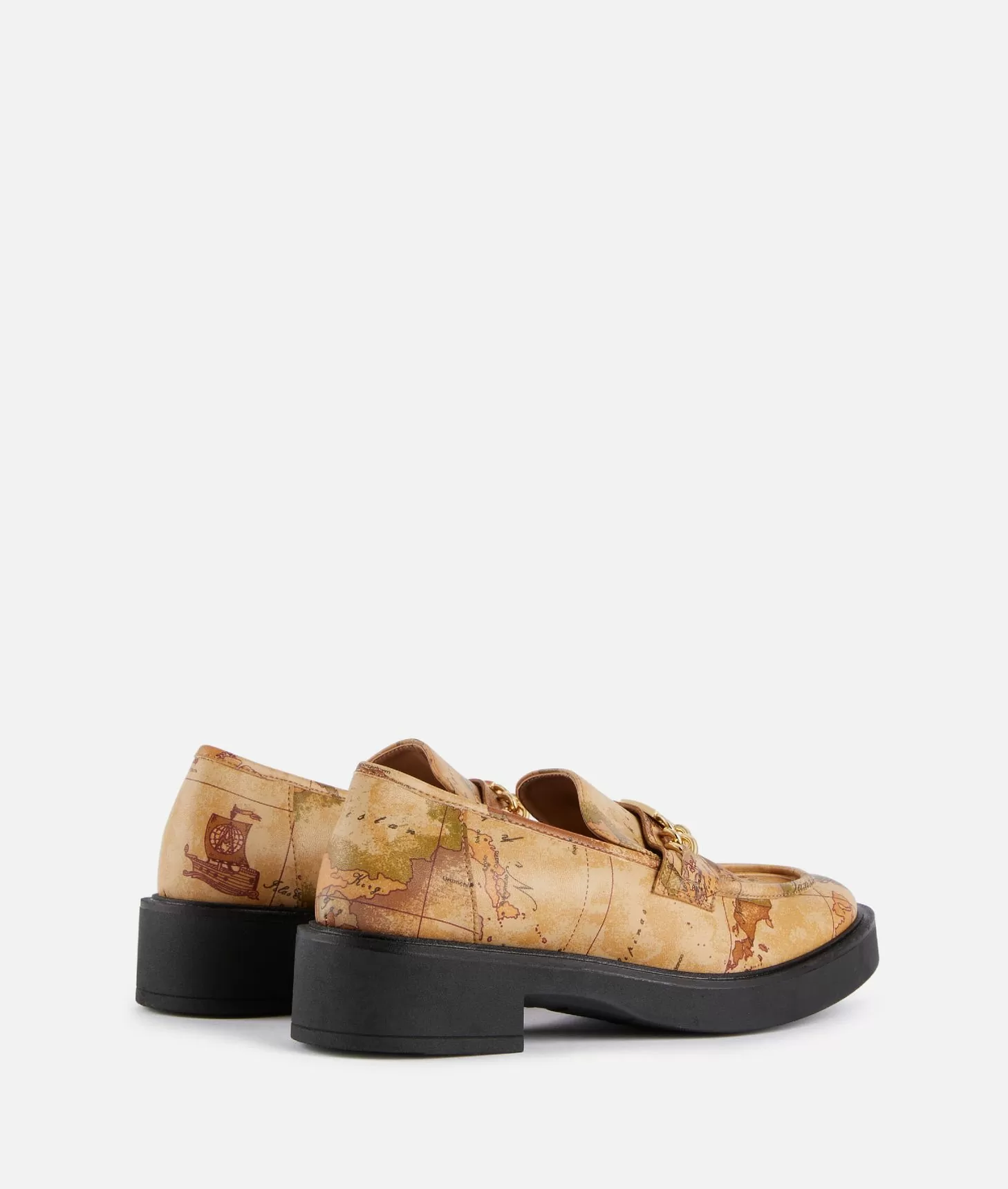 Alviero martini 1a classe Mocassini con morsetto in eco nappa stampa Geo Classic Shopping online