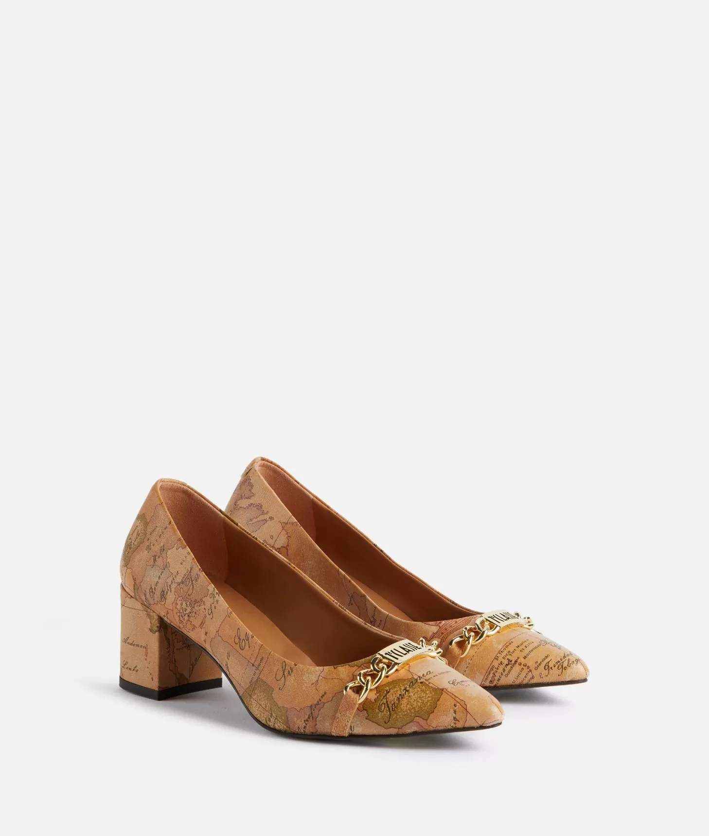Alviero martini 1a classe Décolleté in nappa con morsetto 1ᴬ Classe Geo Classic Vendite stagionali