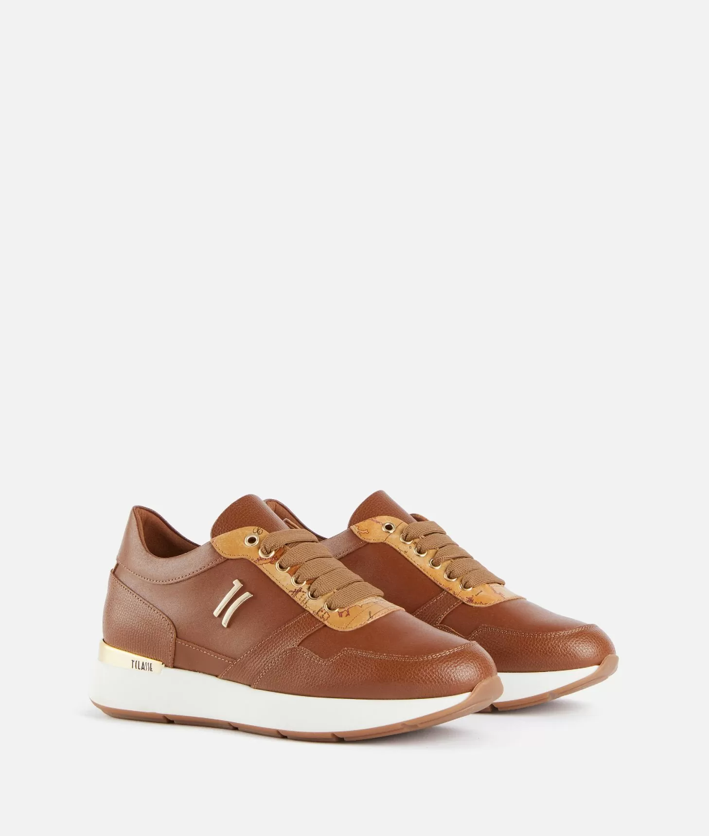 Alviero martini 1a classe Running in pelle granatina con logo 1C Castagna Super Saving Price