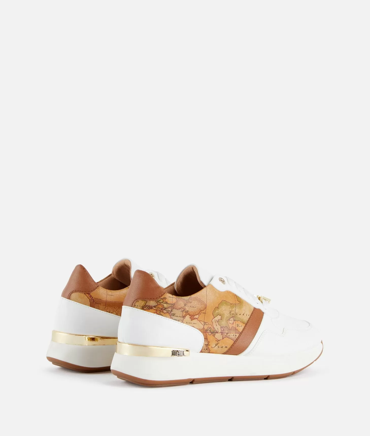 Alviero martini 1a classe Running in eco nappa con passalaccio 1ᴬ Classe Bianche Ritorno libero