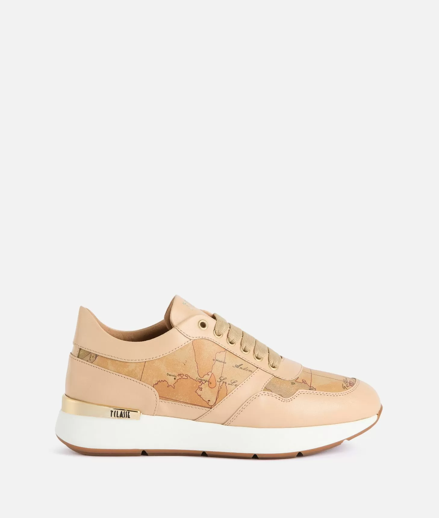 Alviero martini 1a classe Running in pelle liscia con dettagli Geo Classic Naturali Latest stili