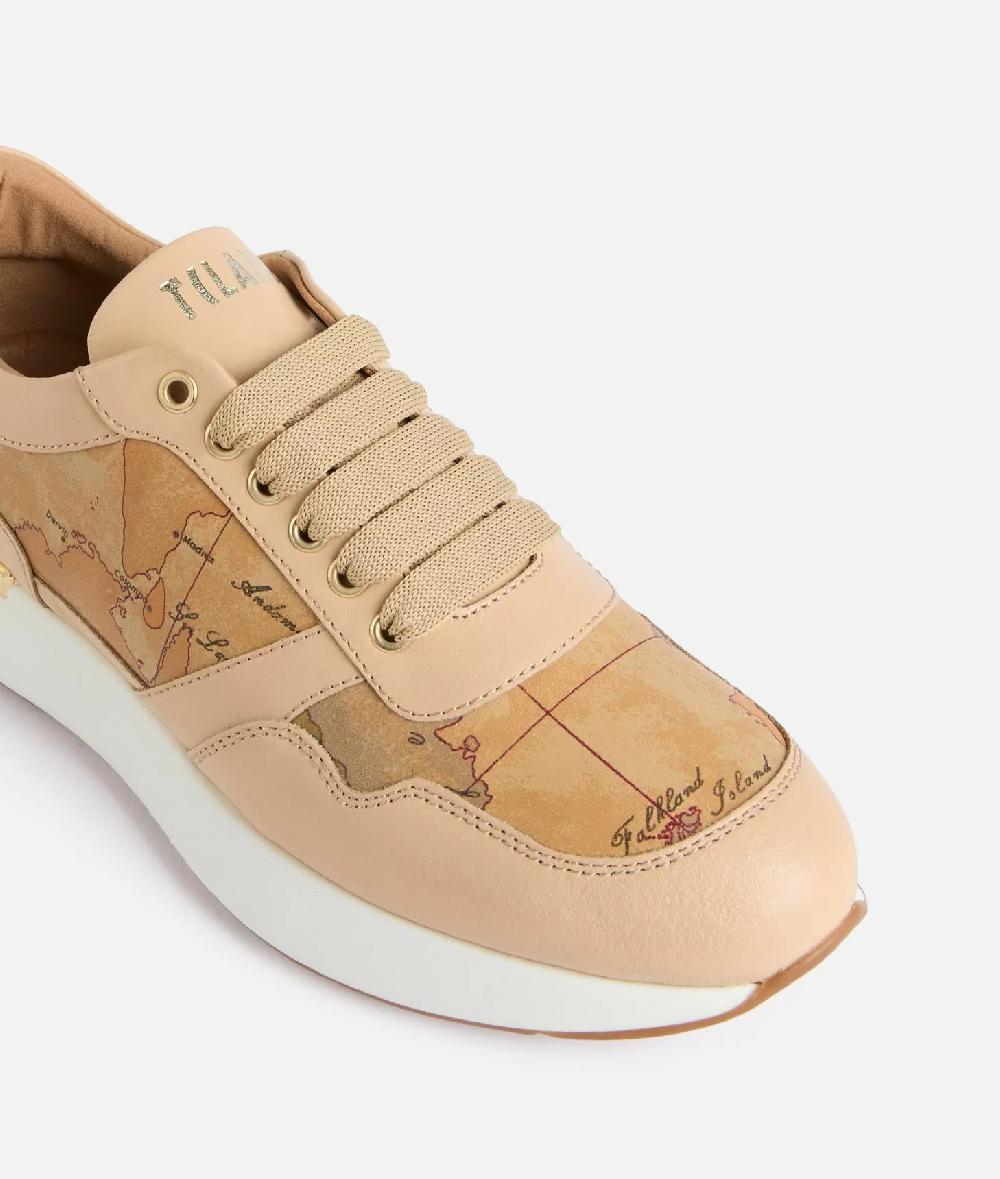 Alviero martini 1a classe Running in pelle liscia con dettagli Geo Classic Naturali Latest stili