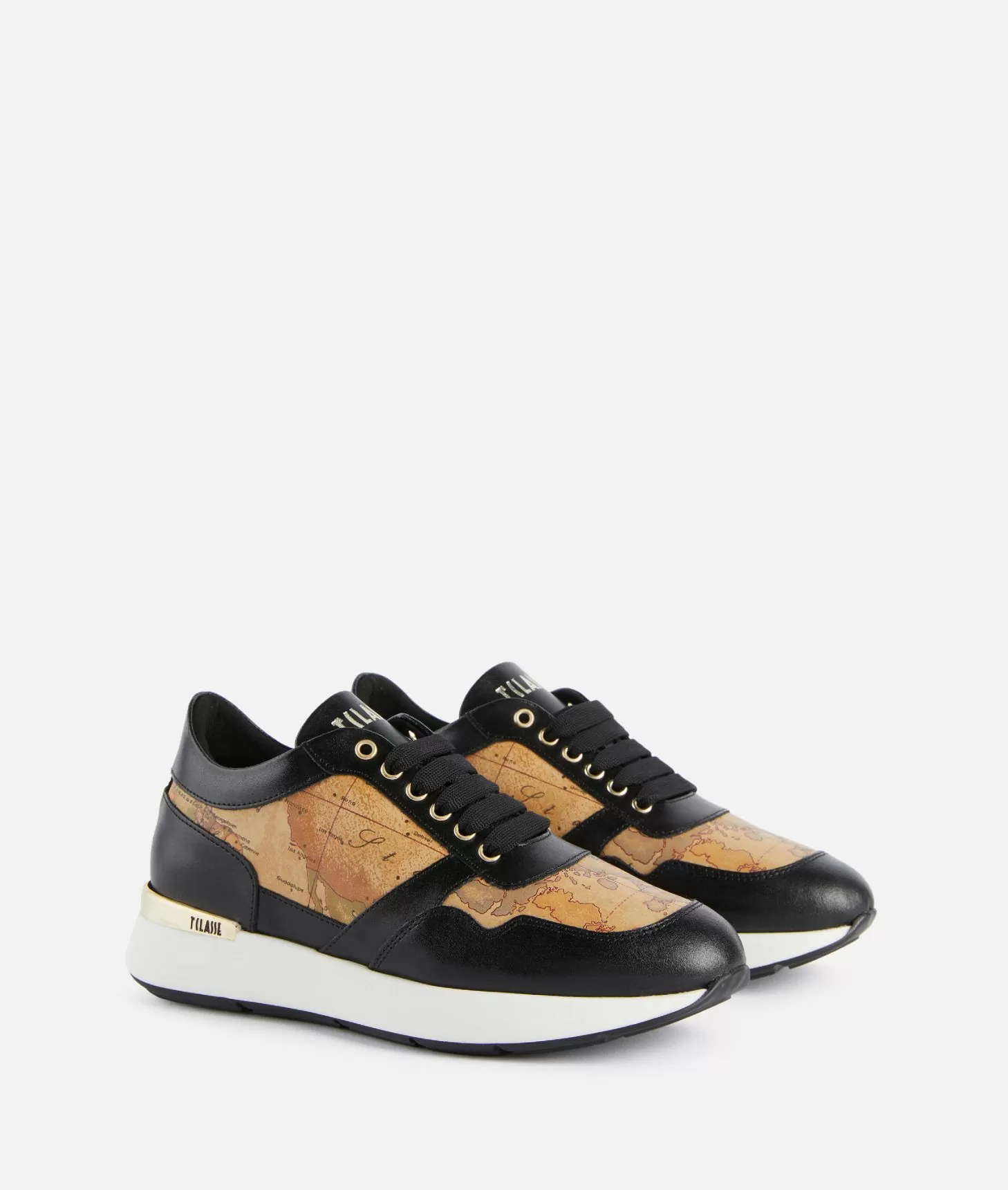 Alviero martini 1a classe Running in pelle liscia con dettagli Geo Classic Nere Ultimi due giorni