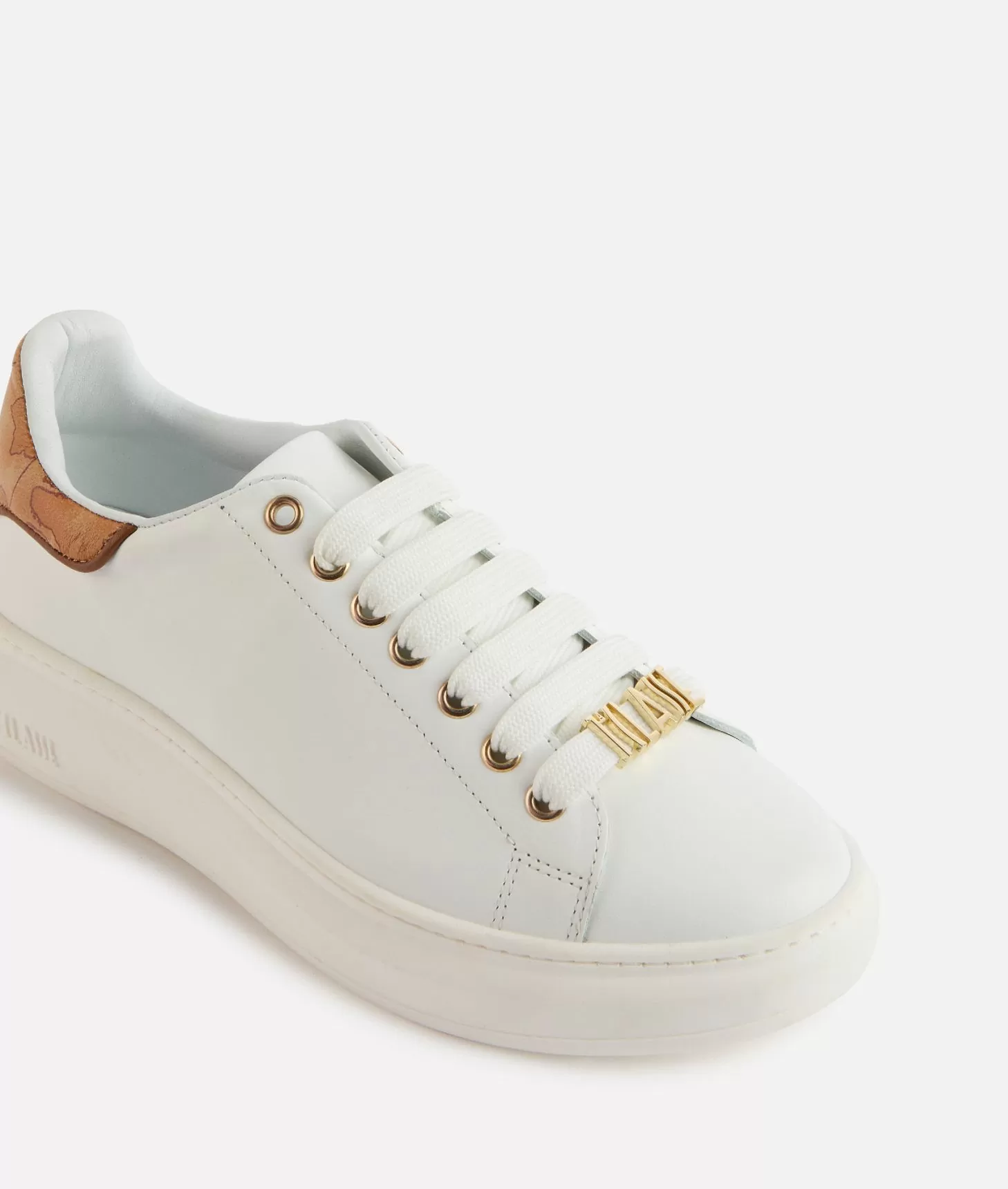 Alviero martini 1a classe Sneakers TR light in pelle liscia con passalaccio 1ᴬ Classe Bianche Promozione temporanea