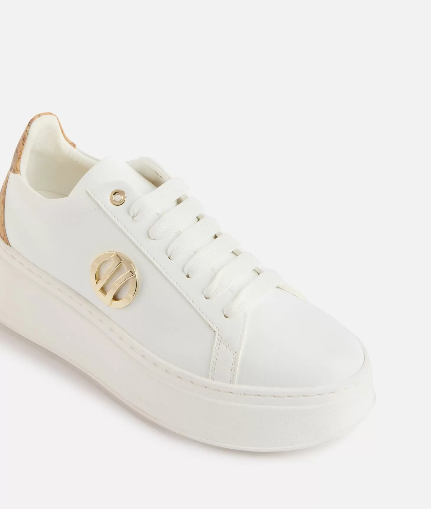 Alviero martini 1a classe Sneakers zeppate in eco nappa con dettaglio 1C Bianche Only for today