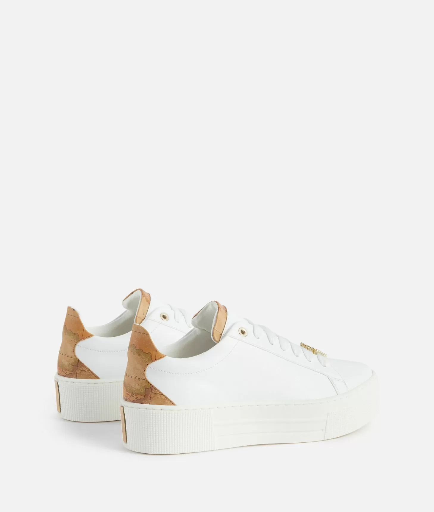 Alviero martini 1a classe Sneakers in eco nappa con passalaccio 1ᴬ Classe Bianche Fino al 55% di sconto