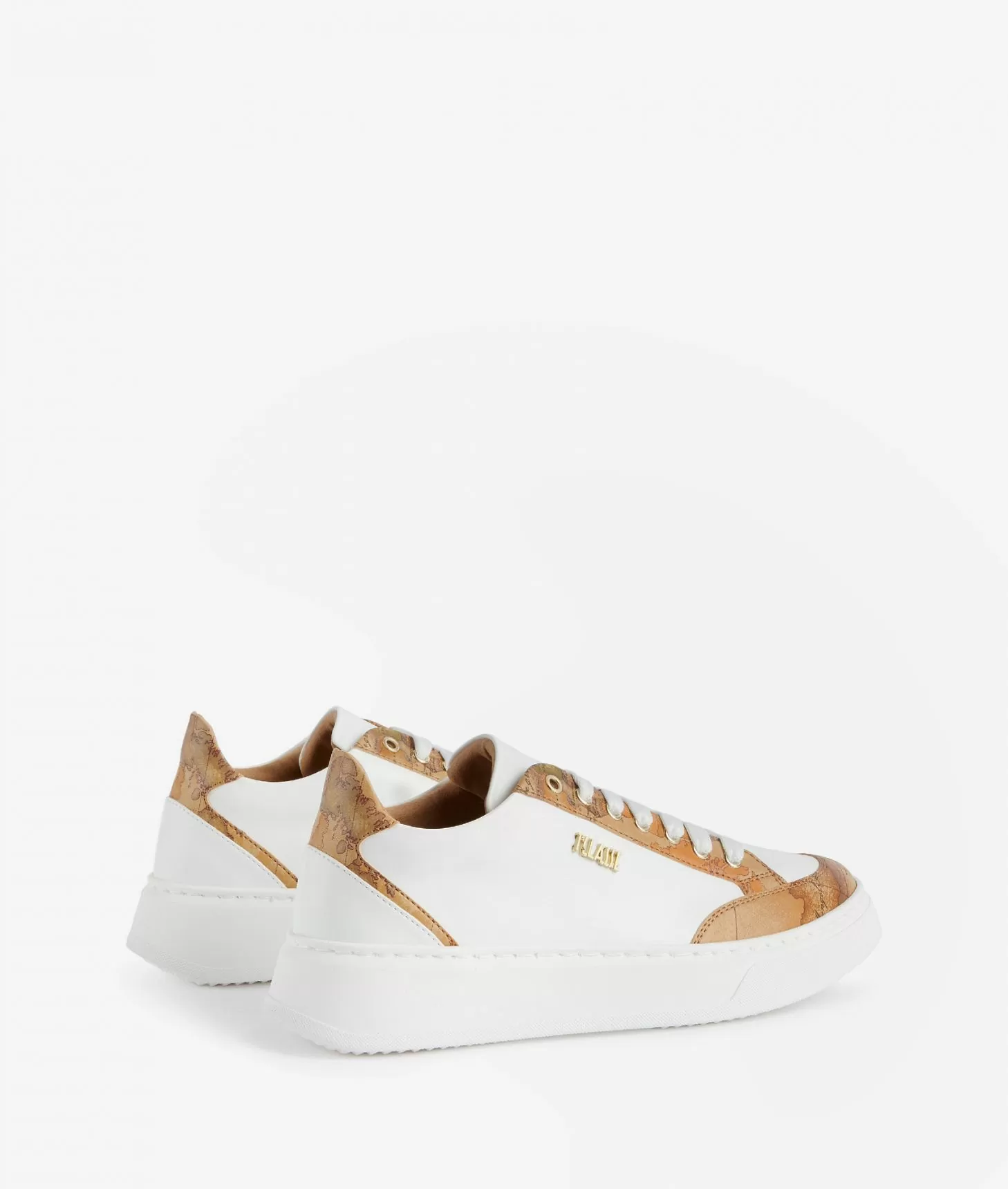 Alviero martini 1a classe Sneakers in eco nappa con dettagli Geo Classic Bianche Black Friday Prezzi