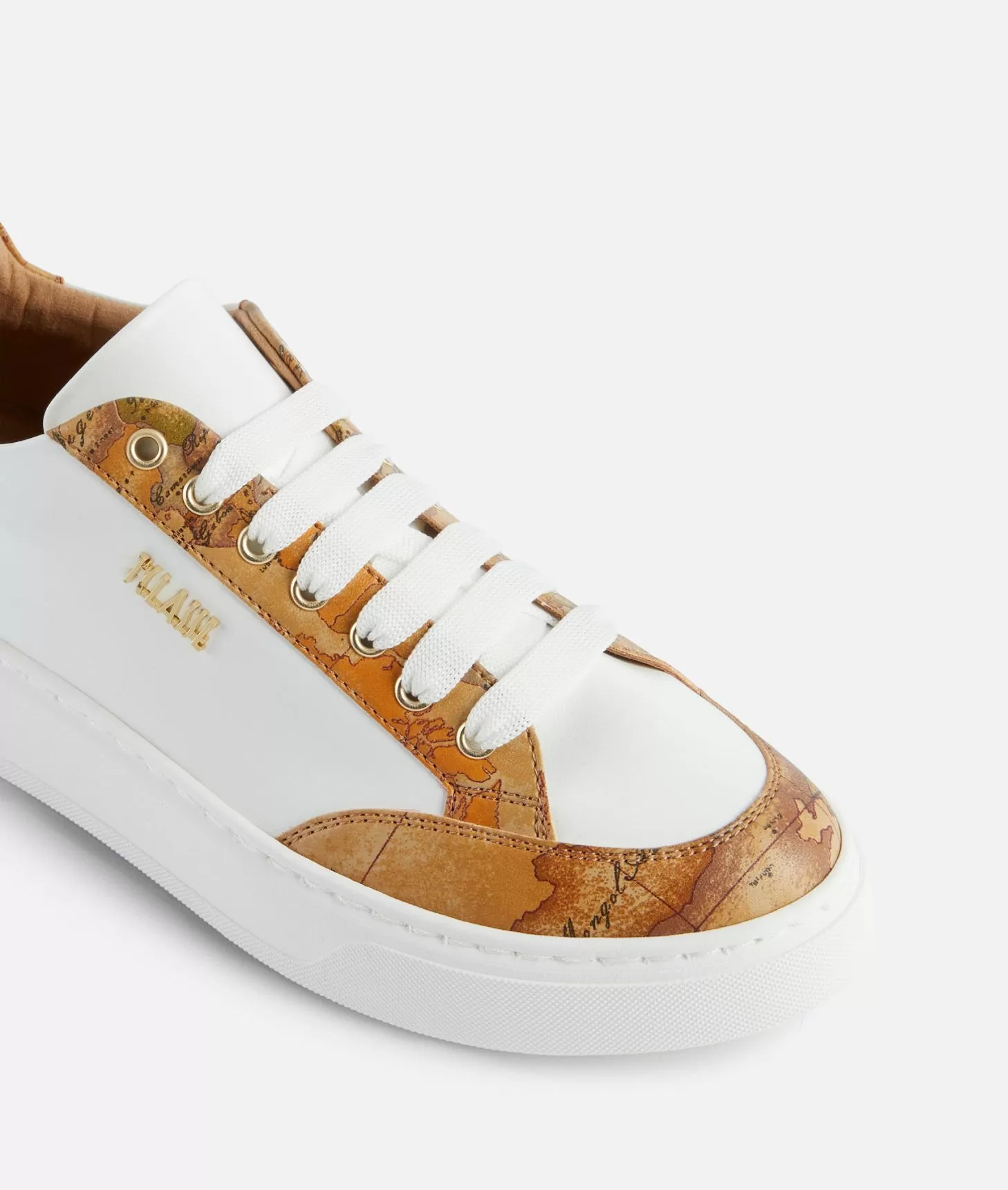 Alviero martini 1a classe Sneakers in eco nappa con dettagli Geo Classic Bianche Black Friday Prezzi