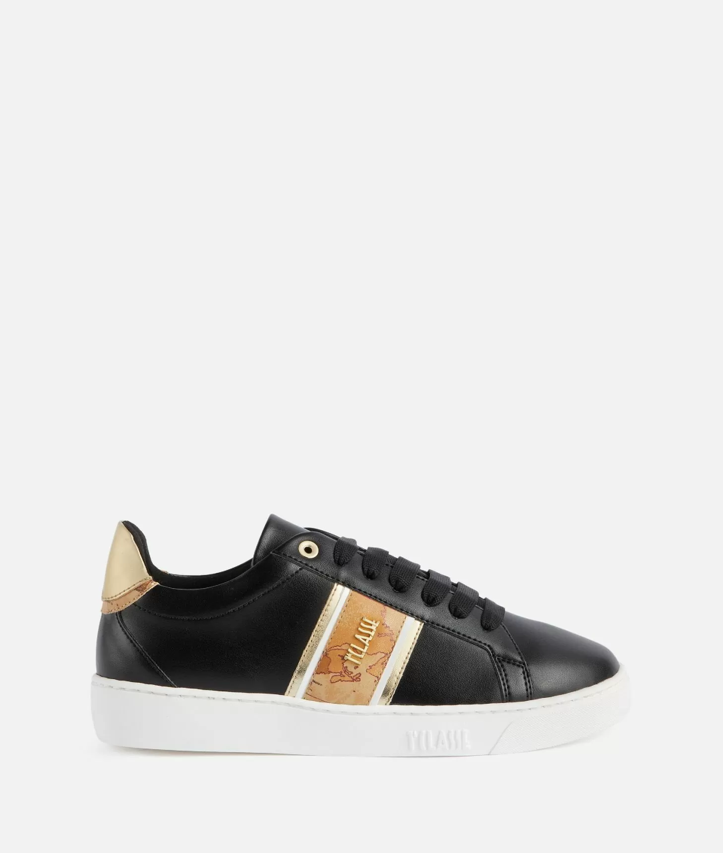 Alviero martini 1a classe Sneakers in eco nappa con banda Geo Classic Nere Duty-free
