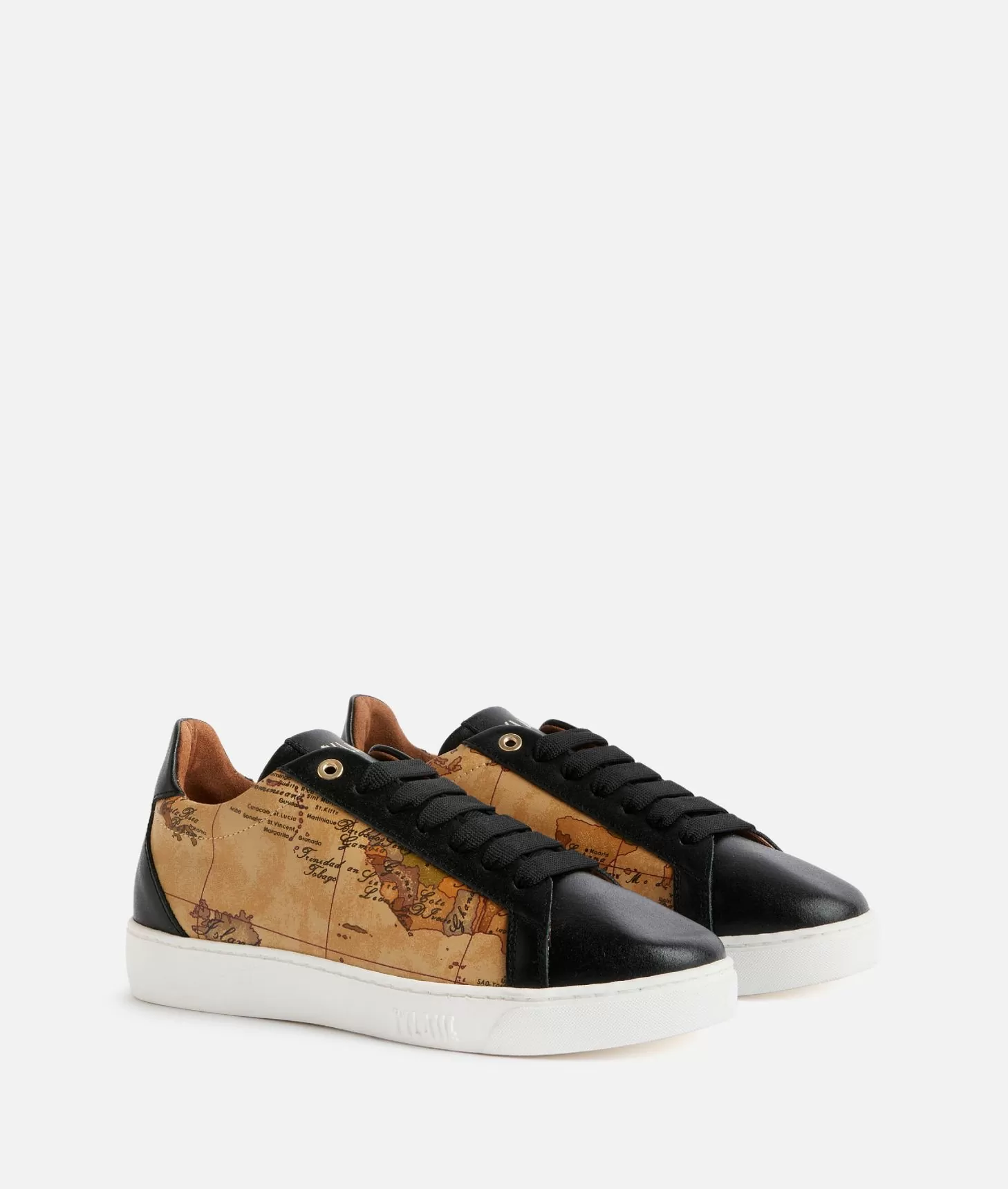 Alviero martini 1a classe Sneakers in pelle liscia ed eco nappa Geo Classic Nere 2025