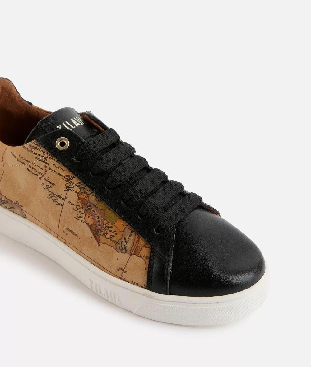 Alviero martini 1a classe Sneakers in pelle liscia ed eco nappa Geo Classic Nere 2025
