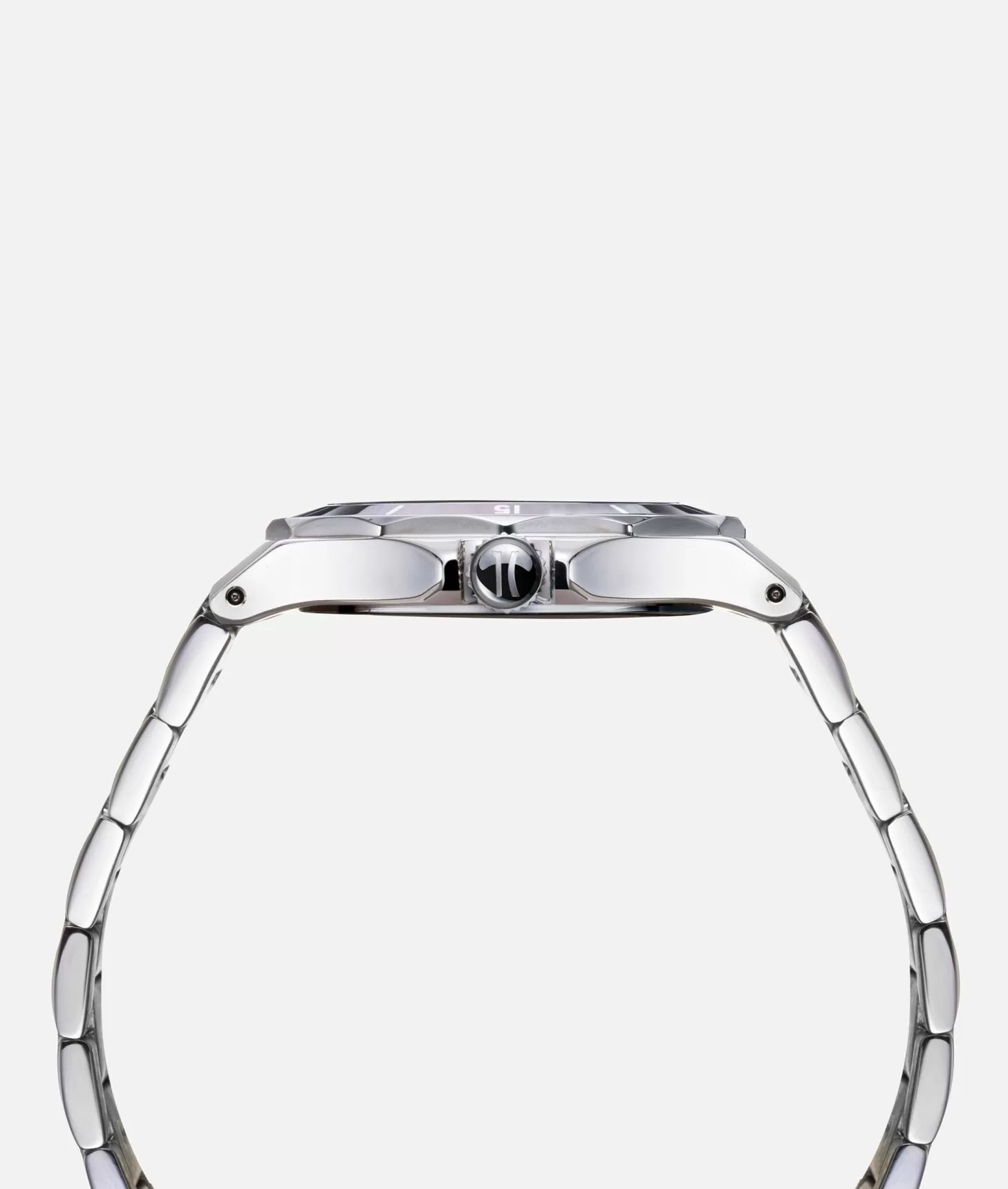 Alviero martini 1a classe Milano orologio con cinturino in acciaio Argento Pezzi Unici