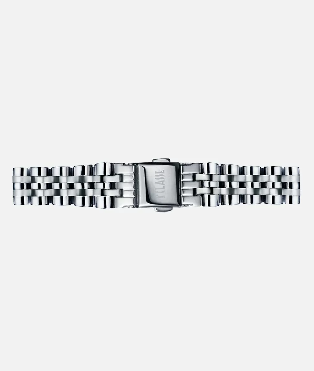 Alviero martini 1a classe Zanzibar orologio in acciaio inossidabile Argento Affare Del Giorno