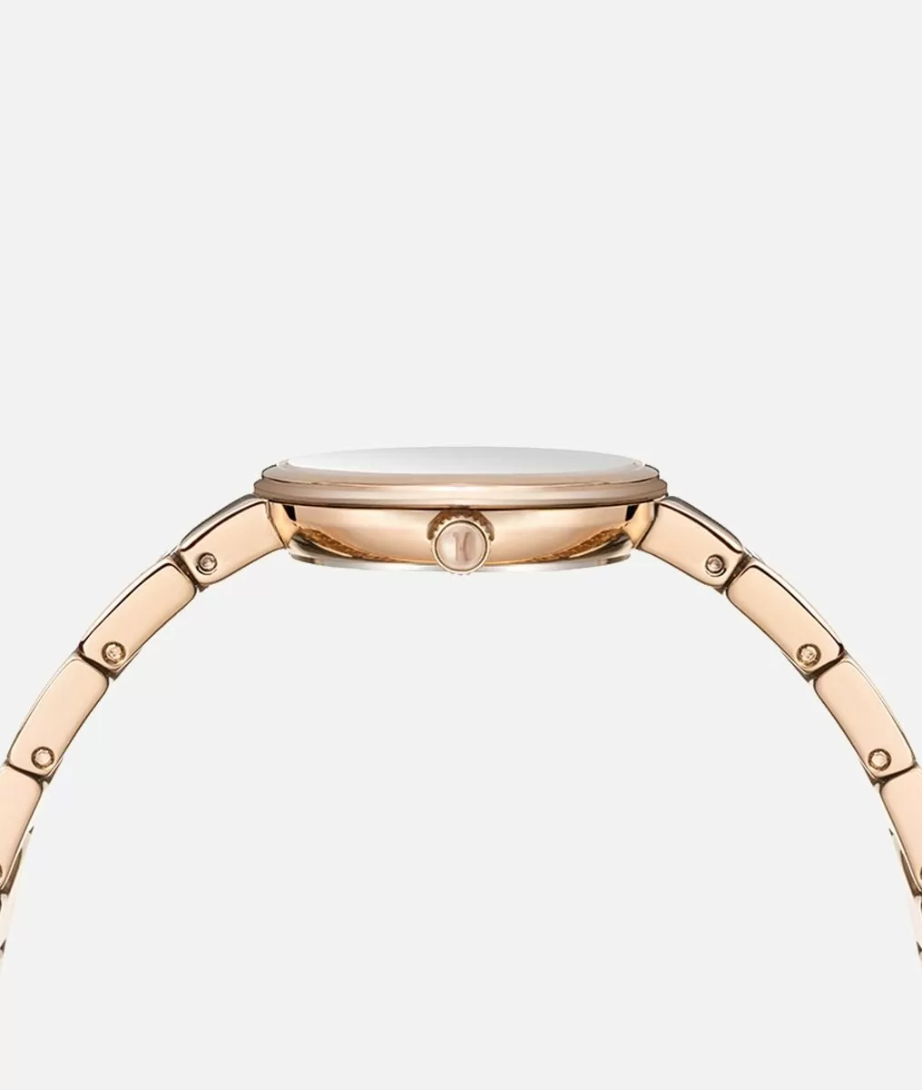Alviero martini 1a classe Djerba orologio in acciaio inossidabile Oro Rosa Prezzo Ridotto