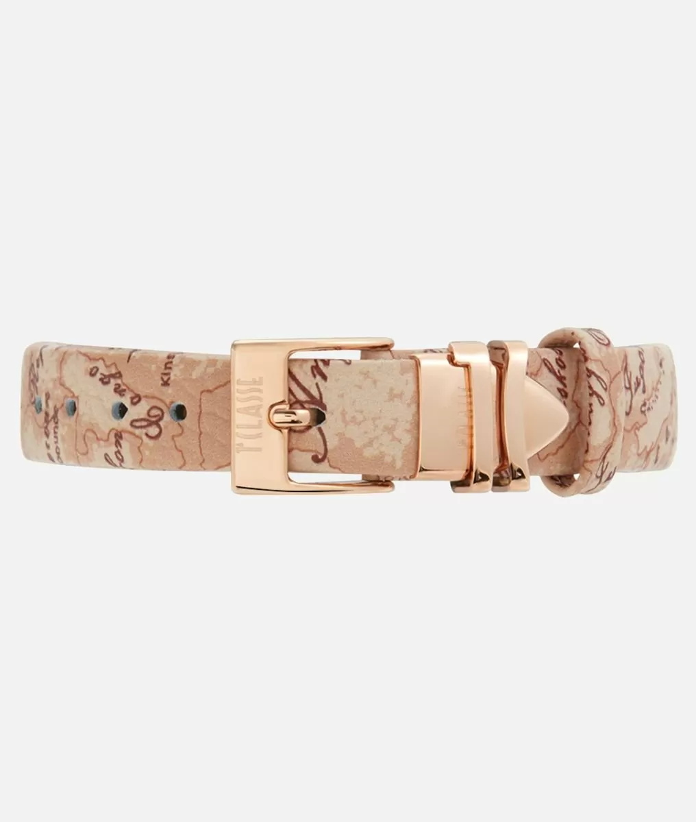 Alviero martini 1a classe Sardegna orologio con cinturino in pelle stampa Geo Beige Novità