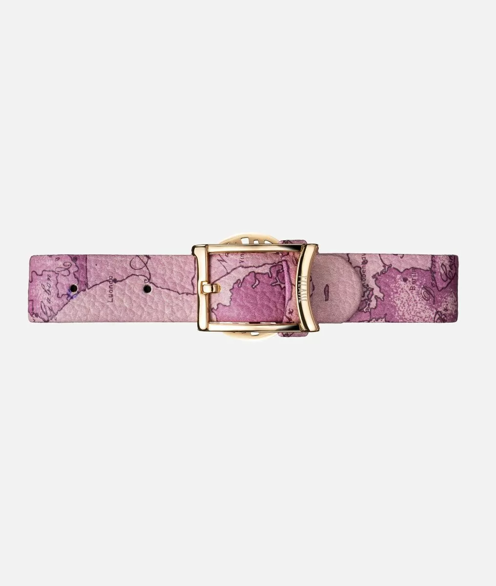 Alviero martini 1a classe La Croisette bracciale con cinturino in pelle Geo Orchidea Outlet