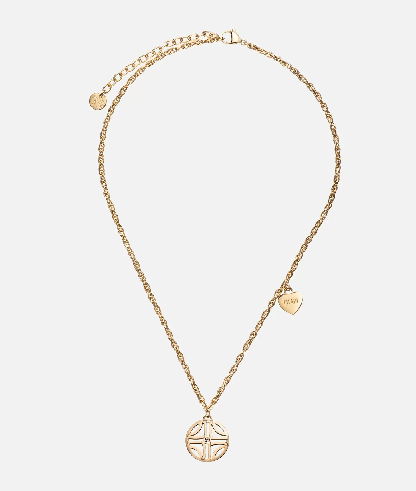 Alviero martini 1a classe La Croisette girocollo con pendente bagnato in oro Saldi