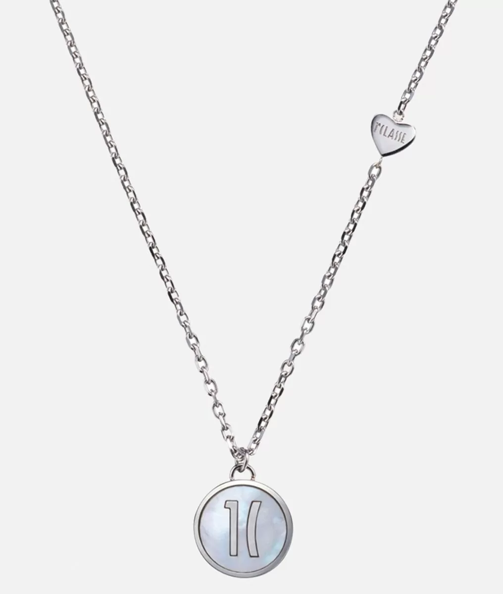 Alviero martini 1a classe Via Condotti girocollo con pendente in madreperla Argento Vendita Economica