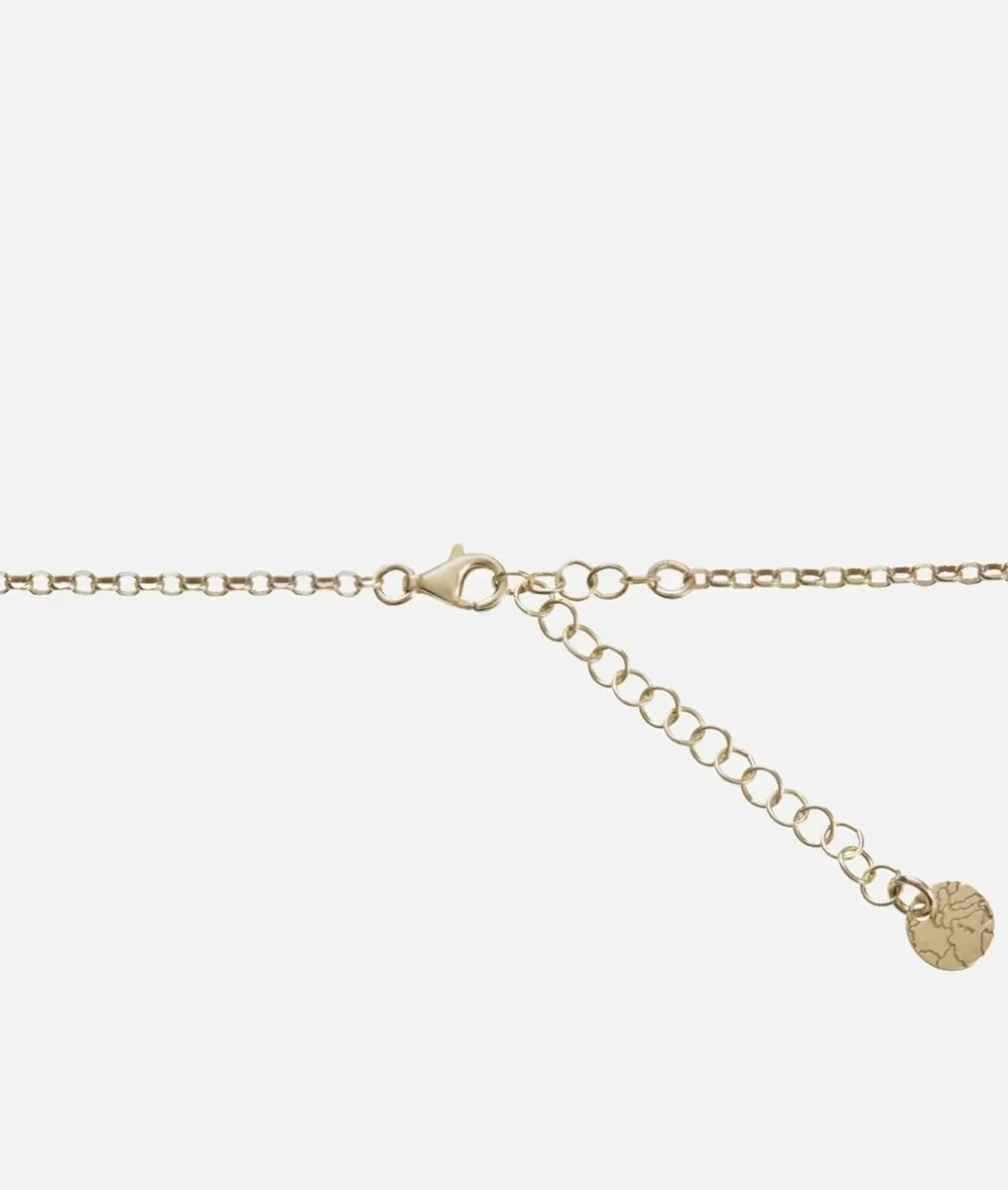 Alviero martini 1a classe Rambla collana in argento con charms bagnata in Oro Giallo In Saldo