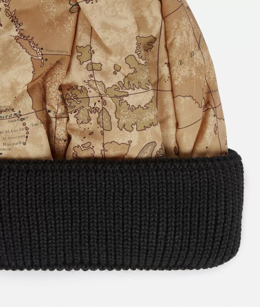 Alviero martini 1a classe Cuffia in nylon imbottito stampa Geo Classic Nera Black Friday