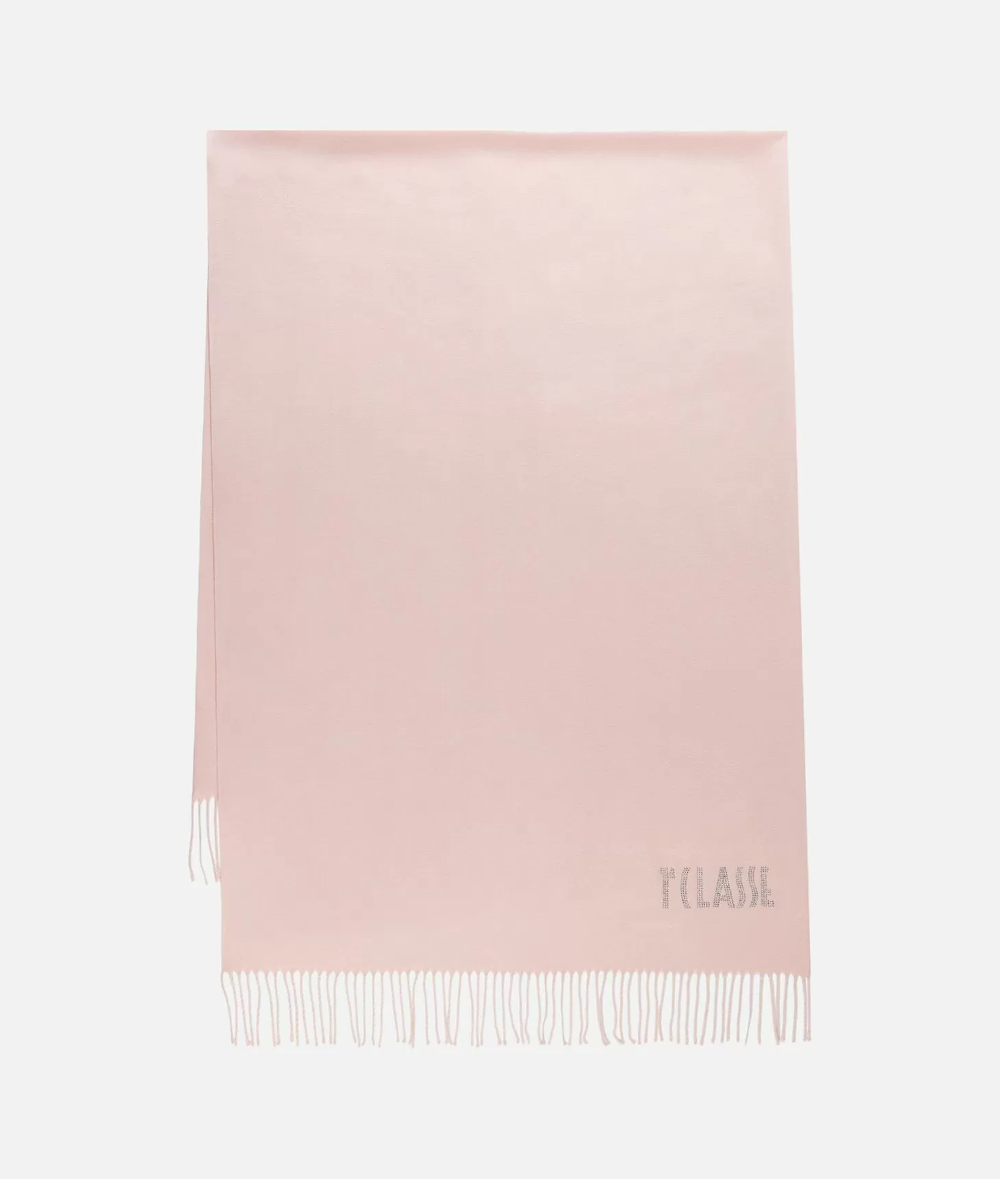 Alviero martini 1a classe Stola con logo in strass 72x175 Rosa Cipria Ritorno libero