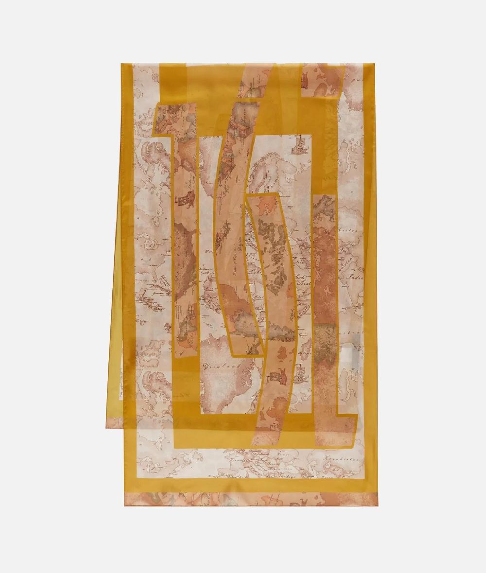 Alviero martini 1a classe Sciarpa con gioiello 1C Mirror 48x150 Olio 50% di sconto per tempo limitato