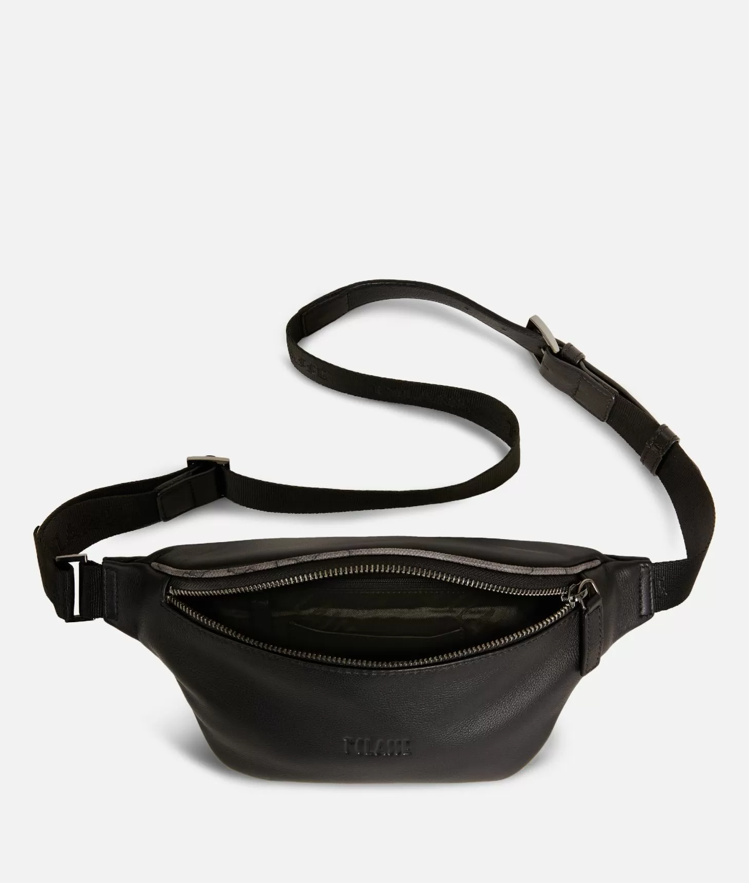 Alviero martini 1a classe Belt bag in pelle nera In Vendita