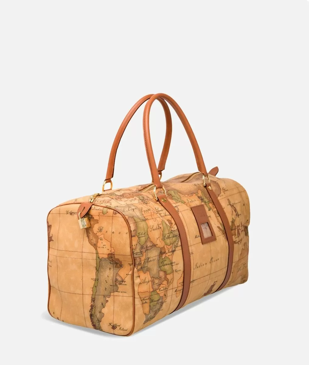Alviero martini 1a classe Geo Classic Borsa da viaggio con zip Saldi Di Fabbrica