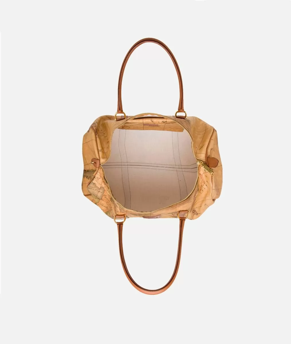 Alviero martini 1a classe Geo Classic Borsa da viaggio con zip Saldi Di Fabbrica