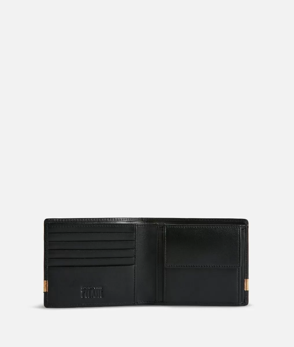 Alviero martini 1a classe Geo Classic portafoglio medio in pelle nero Flash Sale