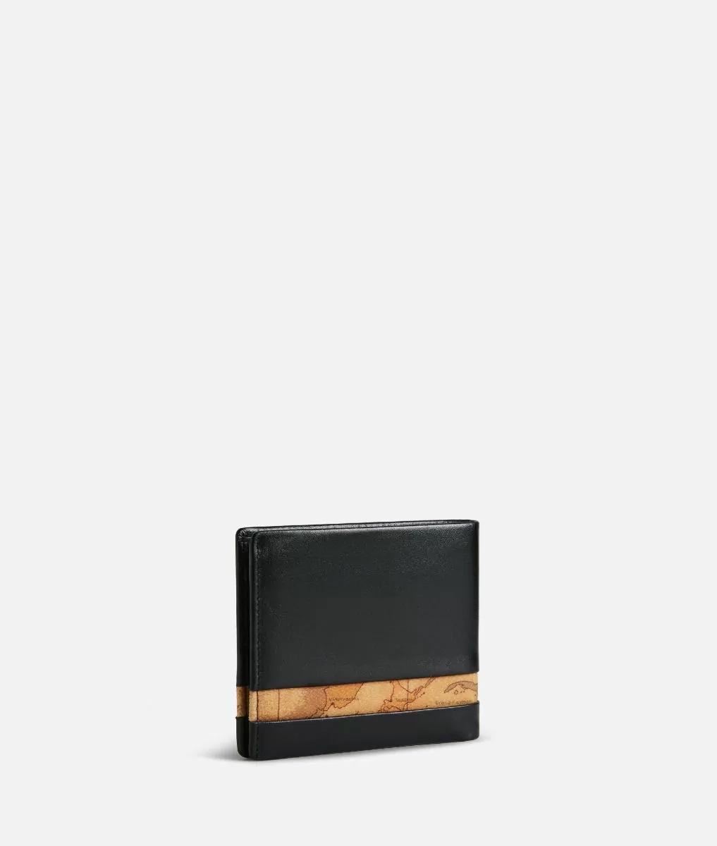 Alviero martini 1a classe Geo Classic portafoglio medio in pelle nero Flash Sale