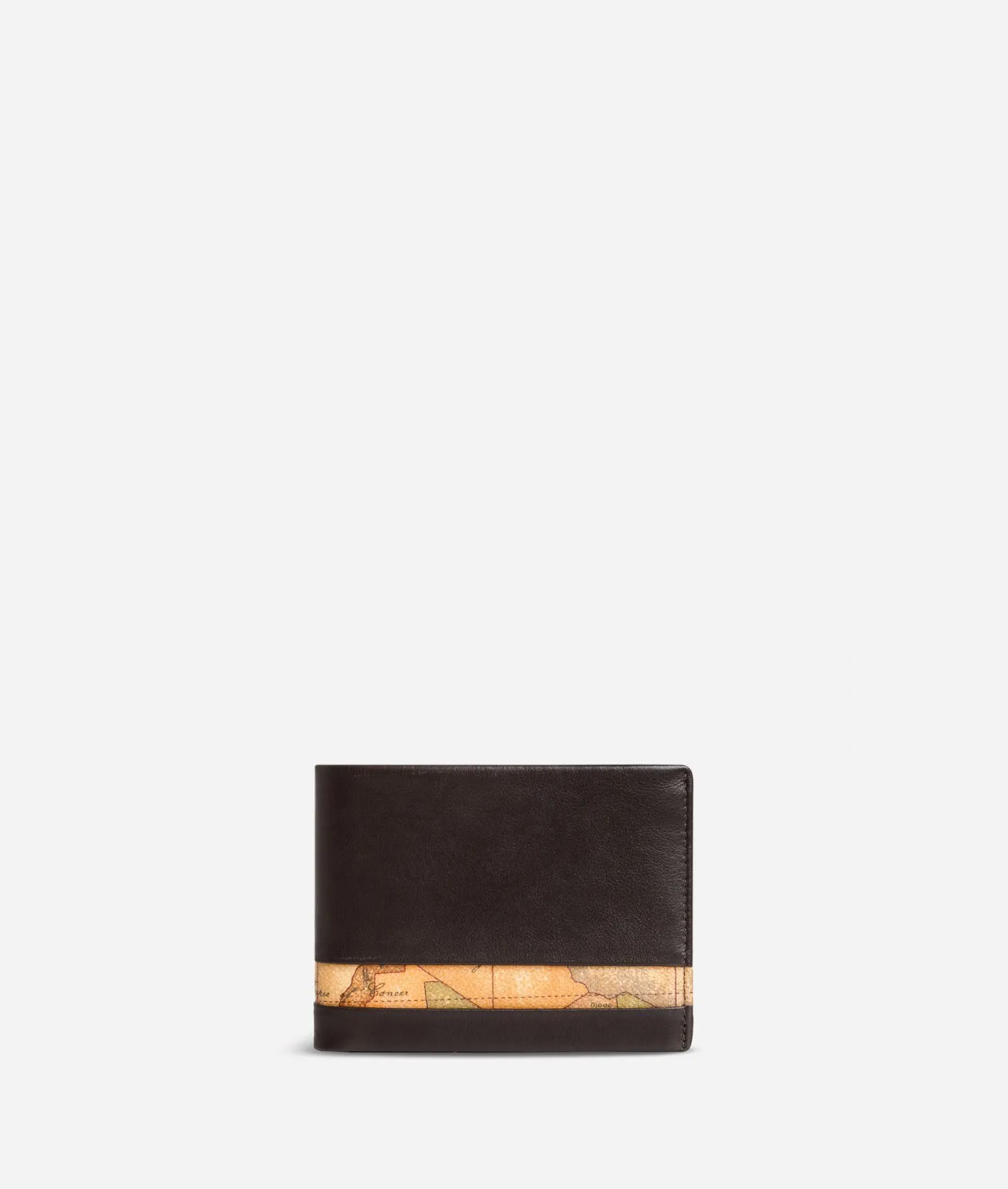 Alviero martini 1a classe Portafogli medio in pelle rifinito in tessuto Geo Classic Shopping online