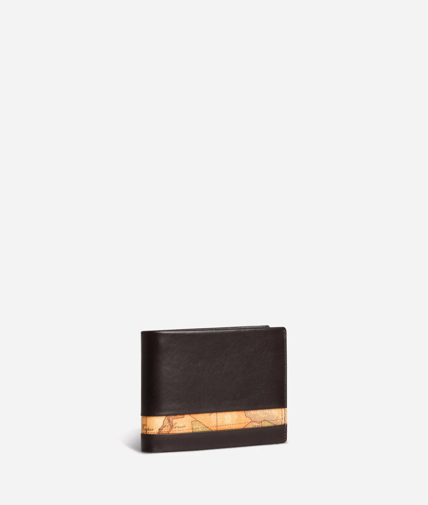 Alviero martini 1a classe Portafogli medio in pelle rifinito in tessuto Geo Classic Shopping online