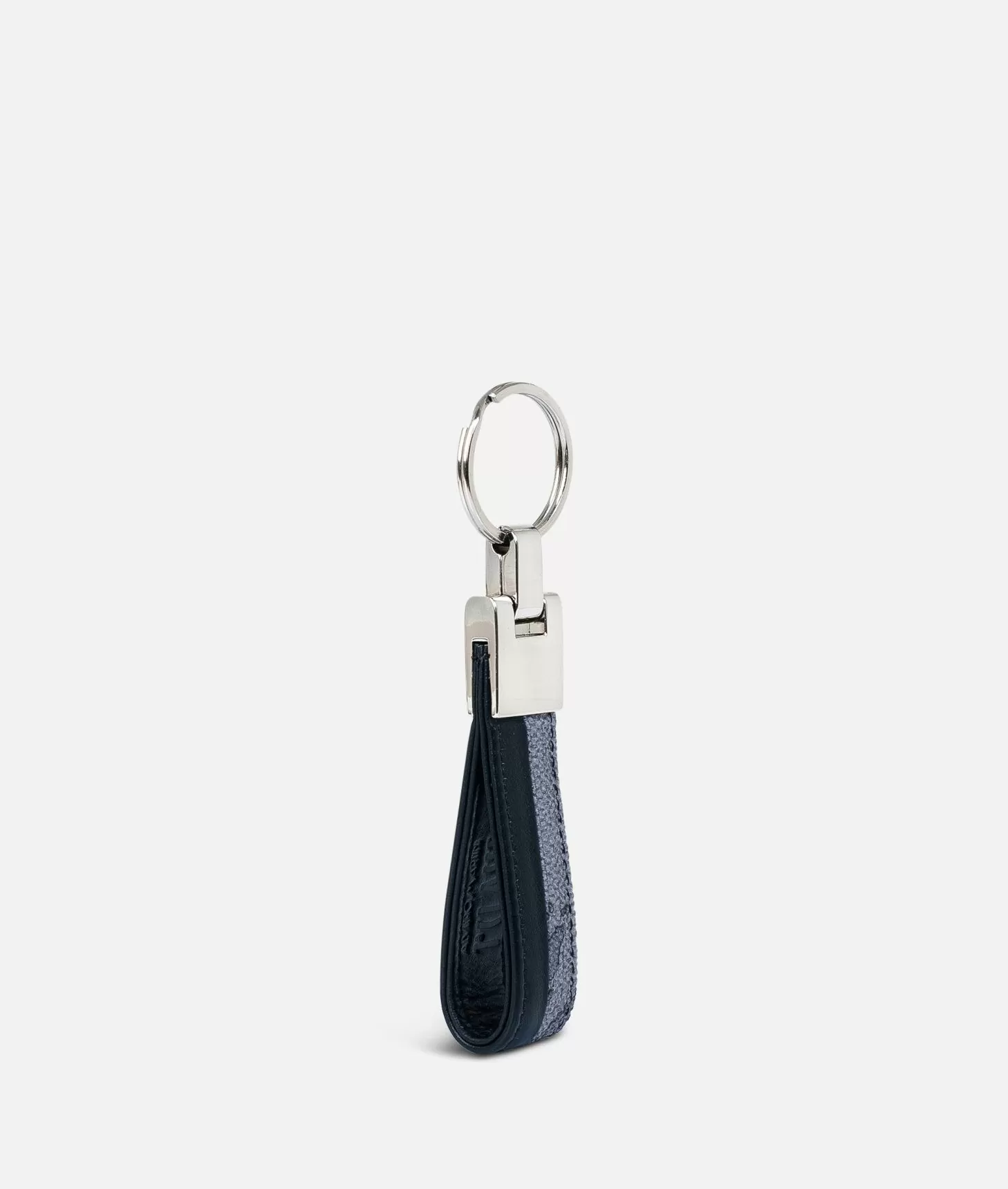 Alviero martini 1a classe Portachiavi ad anello in tessuto Geo Dark e pelle Super Saving Price